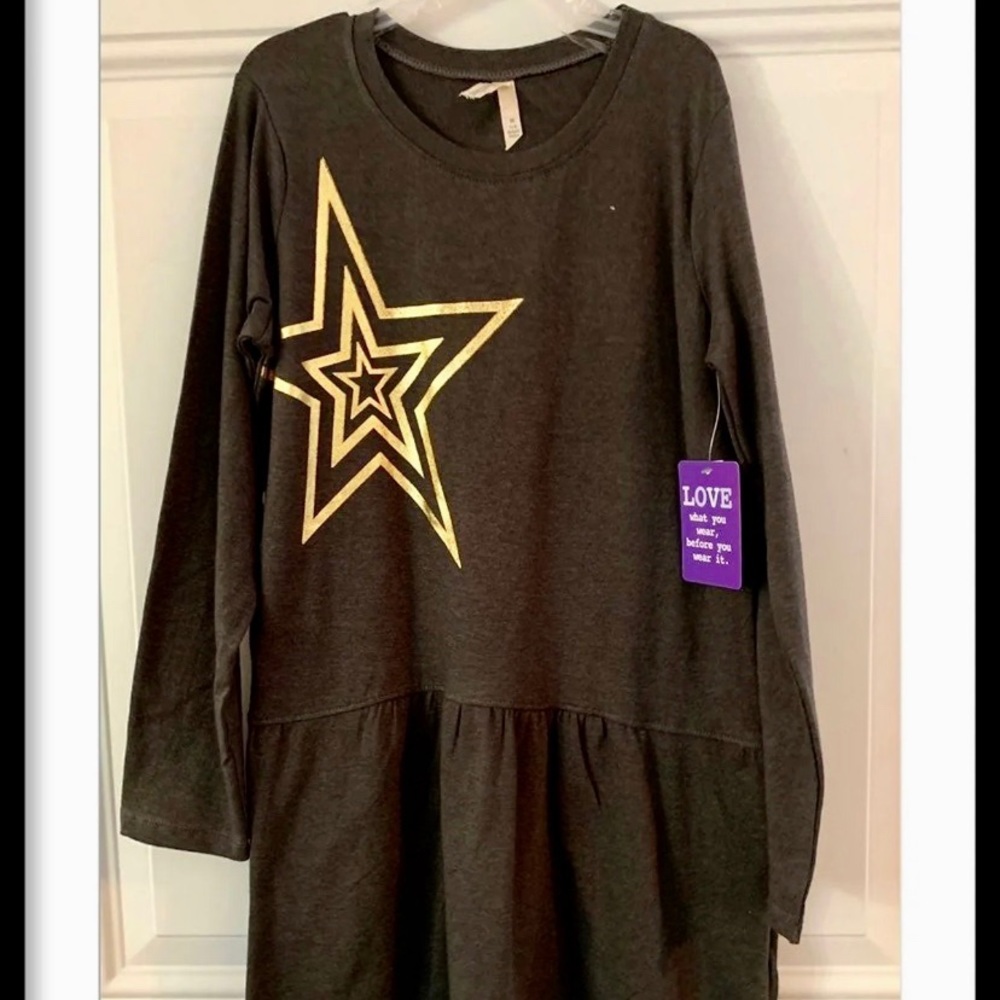 Girls Medium 7-8 Long Sleeve Shirt NWT